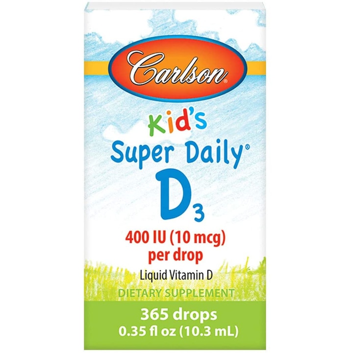 Supliment alimentar Carlson Labs Kid's Super Daily D3 10ml