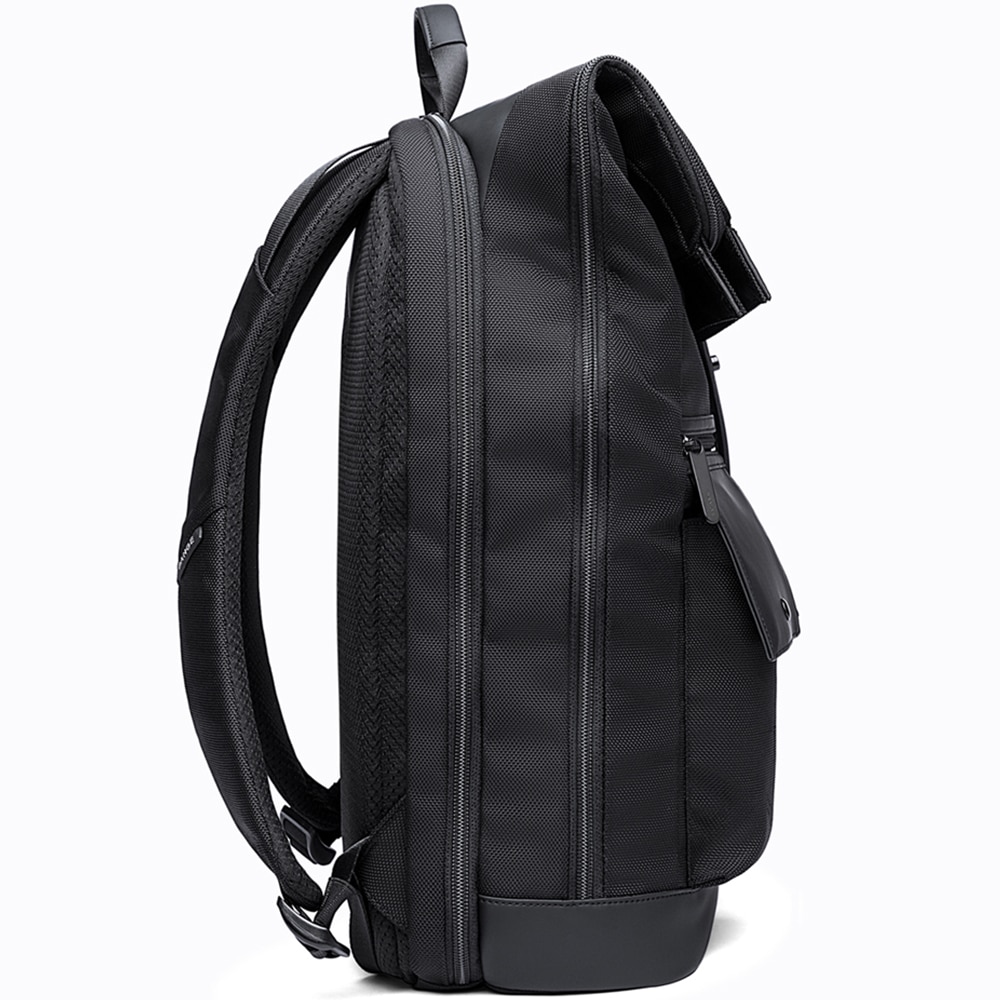 Rucsac laptop 15.6 inch, pentru calatorii, rezistent la apa, compartiment tableta, eticheta date de contact BANGE, BG-G65BK, Negru