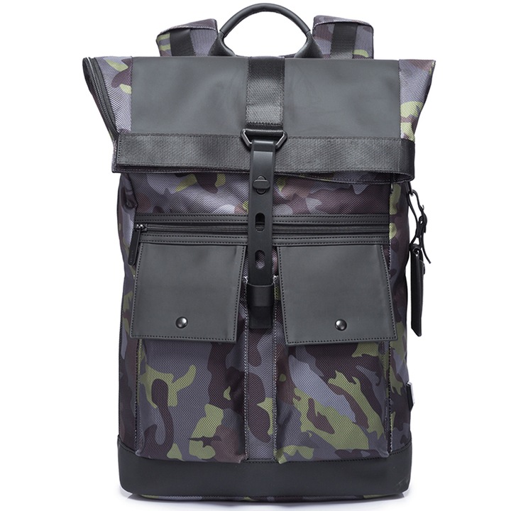 Bange férfi hátizsák, vízálló, terepmintás