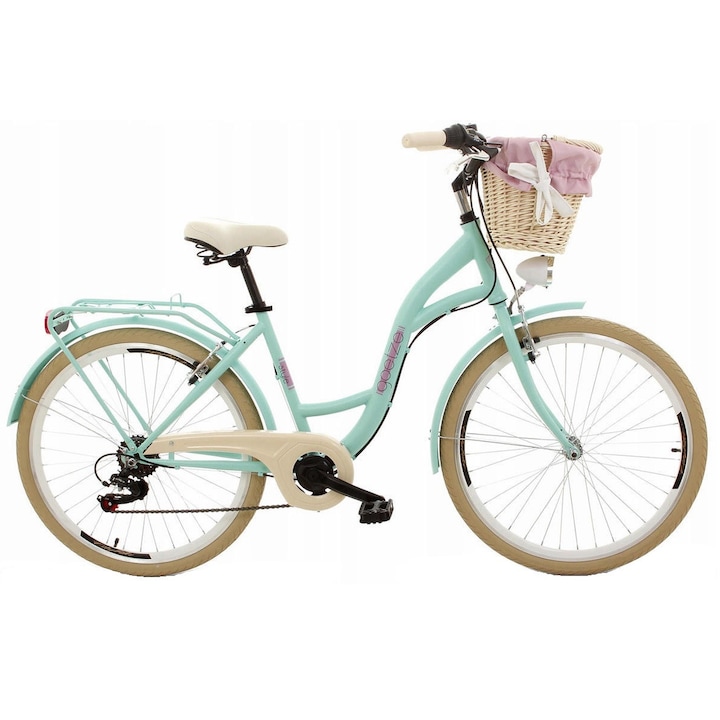 Велосипед Goetze® Mood, 6 скоростен, Kолела 26", Мента, 150-180 cm височина