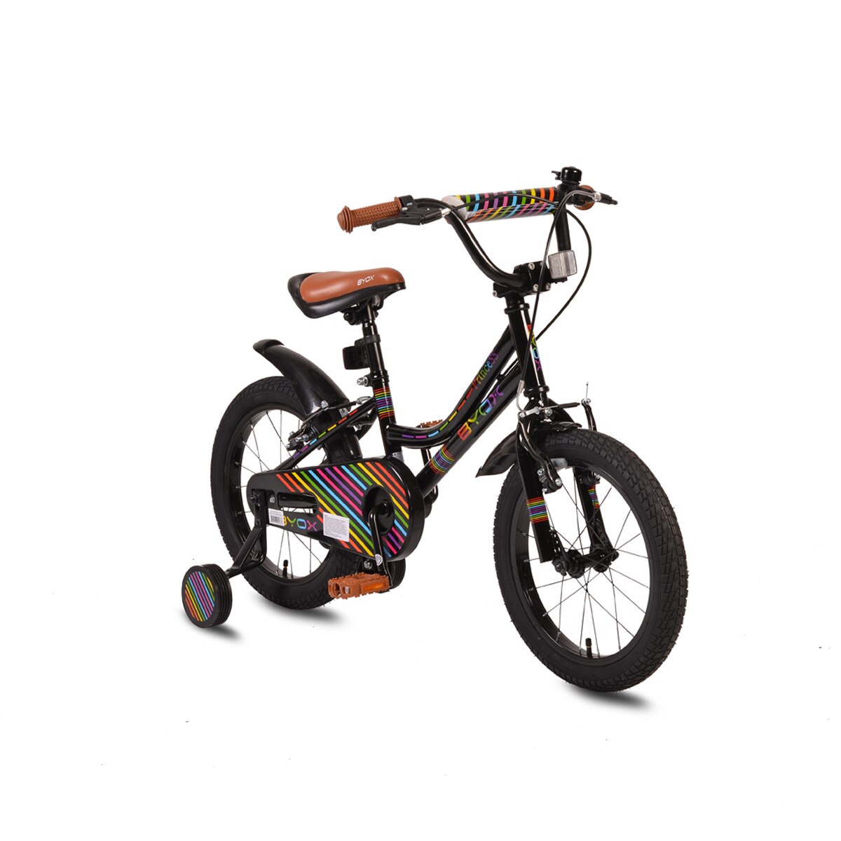 Bicicleta Copii Byox Little Princess - 16 Inch, Negru