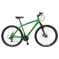 Bicicleta MTB-HT 29" TARGET, frane disc, manete secventiale, 21 viteze, verde/negru