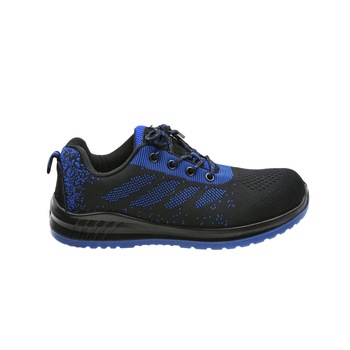 Pantofi sport de protectie GEKO, modelul nr. 5 S1P SRC, marimea 40, culoare negru-albastru Pantofi sport de protectie GEKO, modelul nr. 5 S1P SRC, marimea 40, culoare negru-albastru