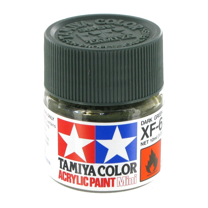 Vopsea acrilica pentru modelism Tamiya 81761 XF-61 Dark Green (matt) 10ml TAM XF611