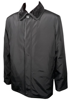 Geaca barbati,neagra, captuseala detasabila Geaca barbati,neagra, captuseala detasabila