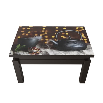 Masa Transformer Butterfly print 8, 90x60x52cm, wenge Masa Transformer Butterfly print 8, 90x60x52cm, wenge