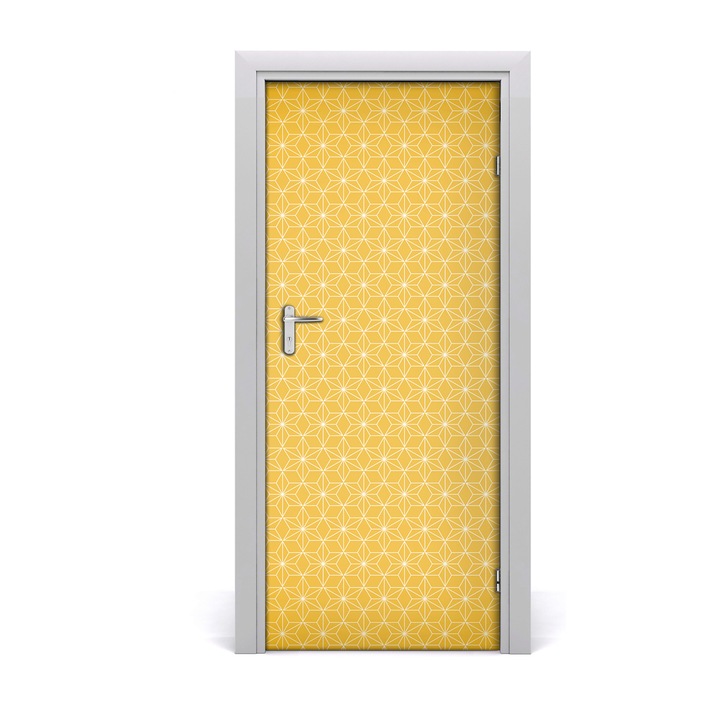 Stickere decorative. Tulup. Autocolante pentru usi. model de perete stele. 85 x 205 cm