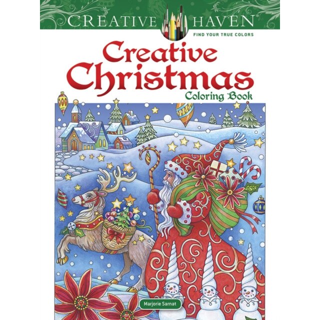Creative Haven Creative Christmas Coloring Book, Marjorie Sarnat (Author)