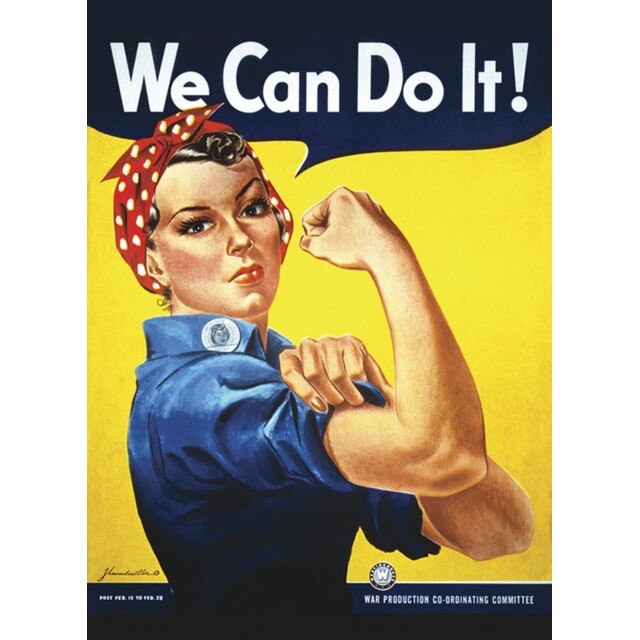Rosie the Riveter We Can Do It! Notebook, J. Howard Miller (Author)