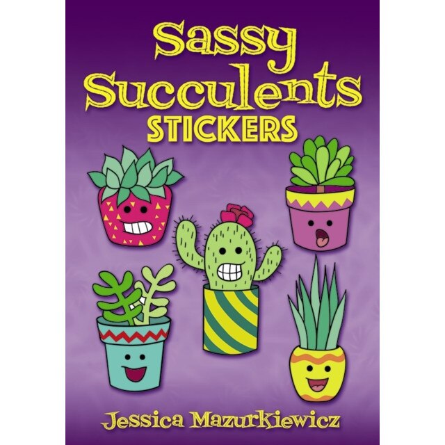 Sassy Succulents Stickers, Jessica Mazurkiewicz (Author)