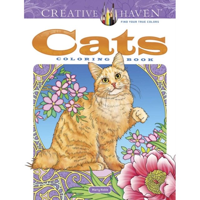 Creative Haven Cats Coloring Book, Marty Noble (Author)