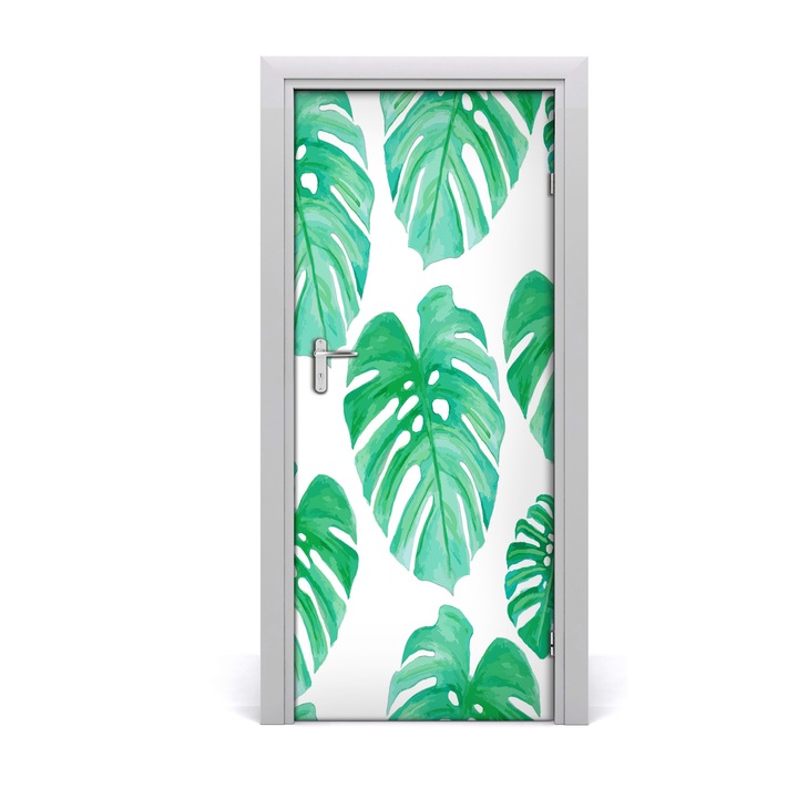 Stickere decorative. Tulup. Autocolante pentru usi. model Furnir imagini de fundal adezive usi Monster. 03. 85 x 205 cm