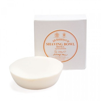 Rezerva sapun de barbierit pentru bol de lemn DR Harris Sandalwood 100 gr Rezerva sapun de barbierit pentru bol de lemn DR Harris Sandalwood 100 gr