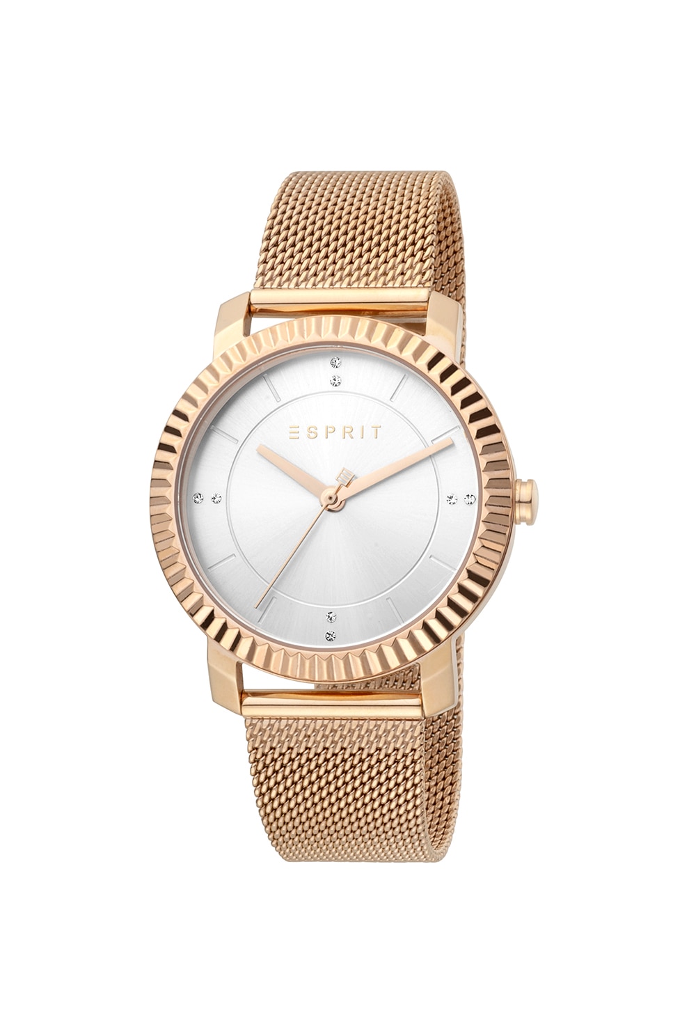 Esprit, Ceas quartz decorat cu zirconia, Auriu rose