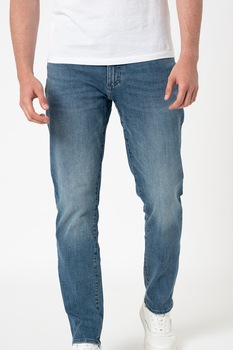 Lee, Blugi drepti cu 5 buzunare, Bleumarin/Alb, W31-L32 Lee, Blugi drepti cu 5 buzunare, Bleumarin/Alb, W31-L32