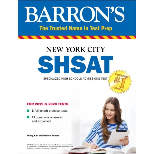 Barron's Shsat: New York City Specialized High Schools Admissions Test, Patrick Honner (Author)