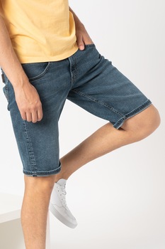 Wrangler, Bermude din denim Sling Shot, Albastru inchis Wrangler, Bermude din denim Sling Shot, Albastru inchis