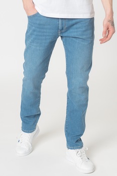 Wrangler, Blugi slim fit Larston 812, Albastru lavanda, W30-L32 Wrangler, Blugi slim fit Larston 812, Albastru lavanda, W30-L32