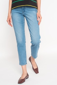 Wrangler, Blugi slim fit cu talie inalta 11WWZ, Albastru deschis Wrangler, Blugi slim fit cu talie inalta 11WWZ, Albastru deschis