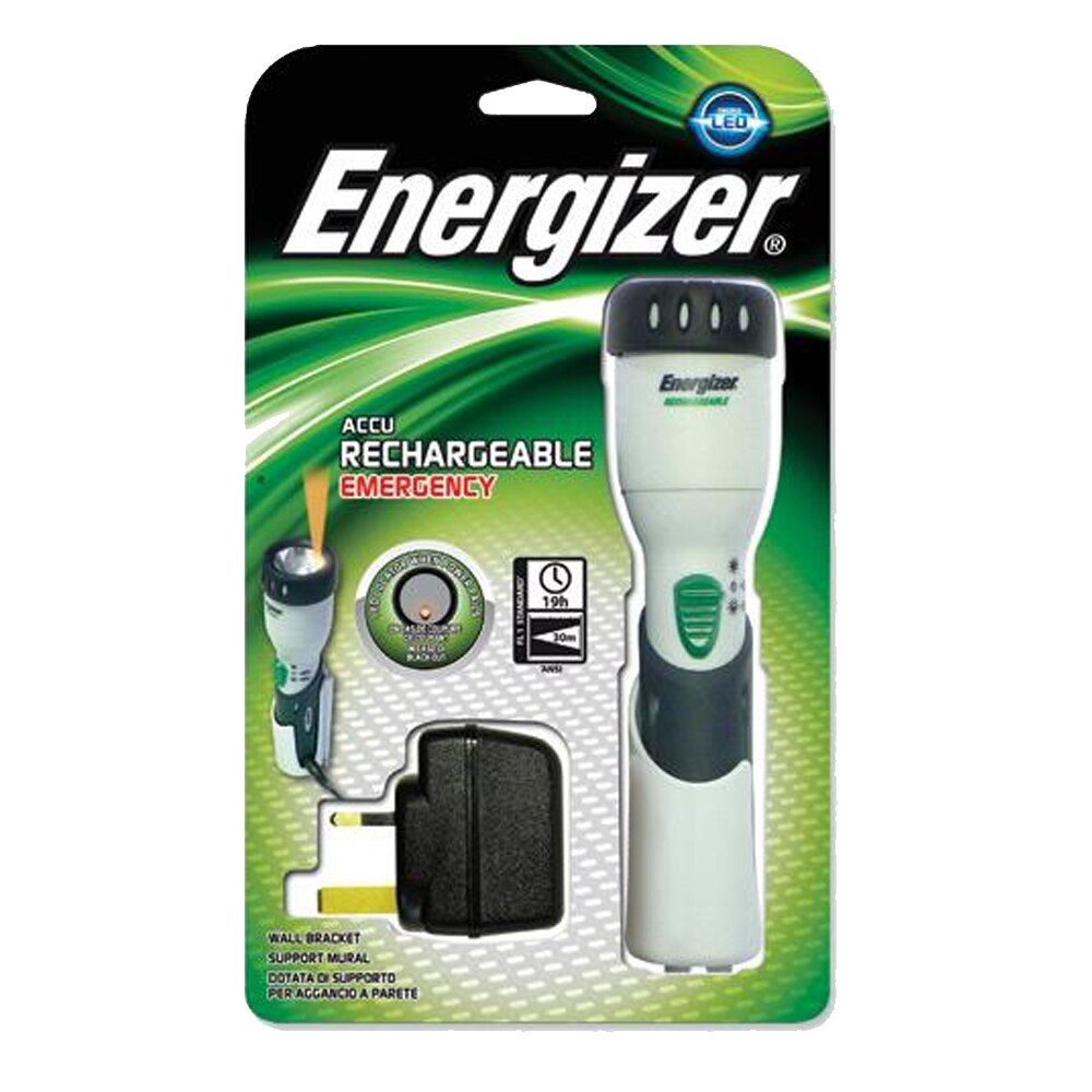 Lanterna Reincarcabila Energizer Emergency LED (Fl1 19H 30M), Uk Plug, 2 AA, Alba