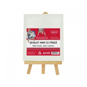 Mini Sevalet cu Panza Daco, Sevalet 9x16 cm, Panza 10x12 cm Mini Sevalet cu Panza Daco, Sevalet 9x16 cm, Panza 10x12 cm