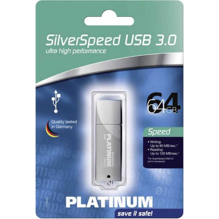 USB 3.0 PLATINUM Memory Stick 64 GB