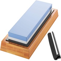 Kit Ascutire Cutite cu Piatra BellFyd® pentru Ascutirea Cutitelor prin Slefuire BellFyd® 2 Granulatii, 1000/6000, Ghidaj Unghiular Inclus, Ascutire, Finisare, Indreptare