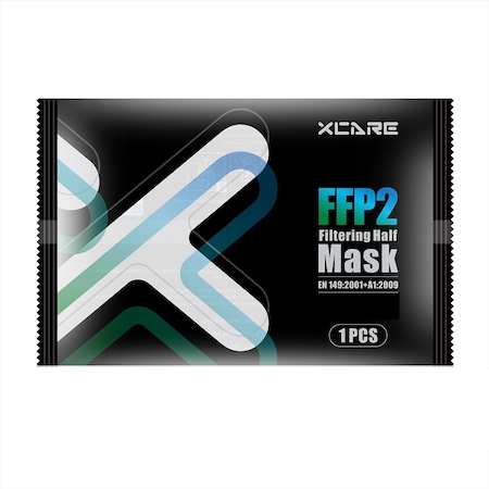Masca de protectie cu 5 straturi de protectie si Valva respiratorie , culoare Negru, standard KN95/FFP2, CE0370, ambalata individual