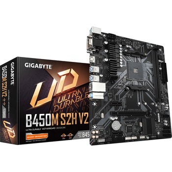 Placa de baza Gigabyte B450M S2H V2, Socket AM4 Placa de baza Gigabyte B450M S2H V2, Socket AM4