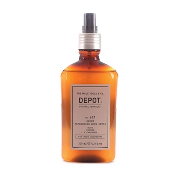 Spray pentru corp Depot 600 Body Solutions No.607 Sport Refreshing, 200ml Spray pentru corp Depot 600 Body Solutions No.607 Sport Refreshing, 200ml
