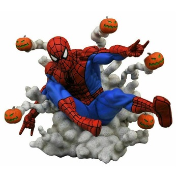 Figurina Diamond Select Marvel Pumpkin Bomb Spider-Man, 16 Cm Figurina Diamond Select Marvel Pumpkin Bomb Spider-Man, 16 Cm