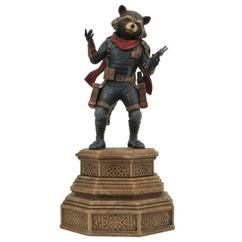 Figurina Diamond Select Marvel Avengers Endgame Rocket Raccoon, 18 Cm Figurina Diamond Select Marvel Avengers Endgame Rocket Raccoon, 18 Cm