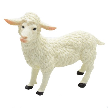 Figurina oaie 14 cm Midex 573985-1, Alb Figurina oaie 14 cm Midex 573985-1, Alb