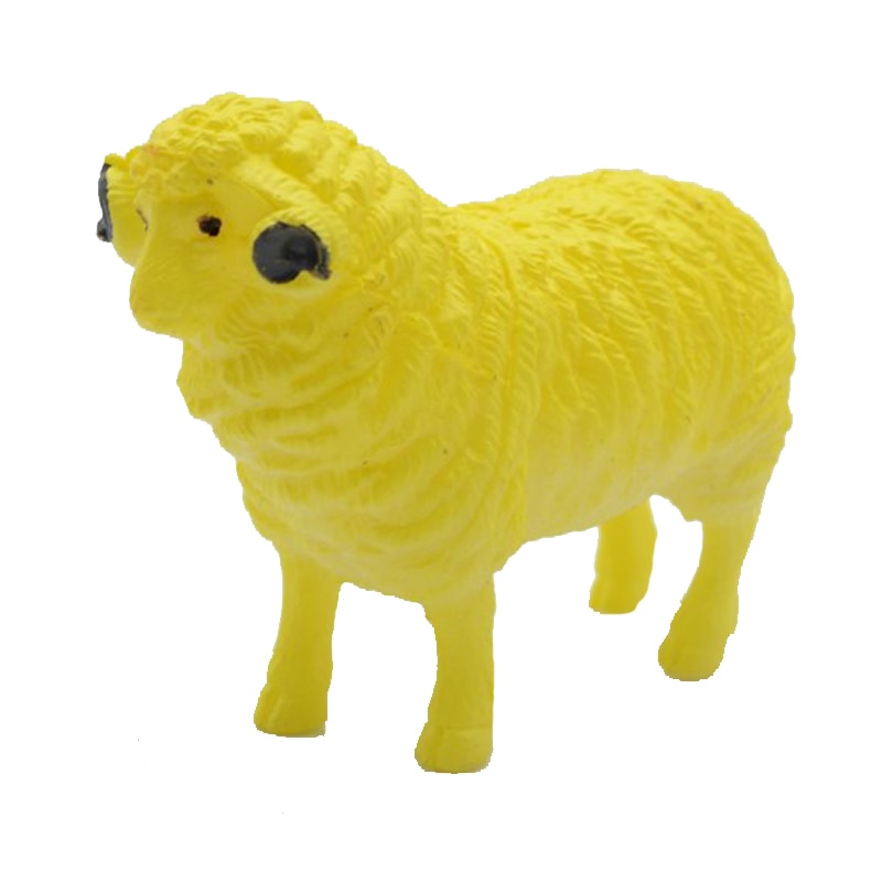 Figurina oaie 7 cm Midex 438871-4, Galben