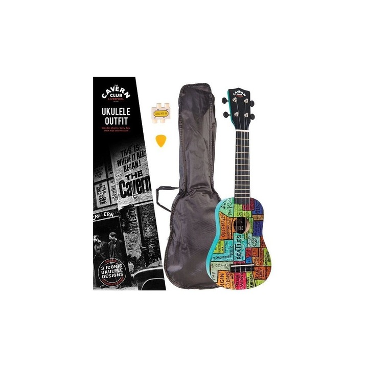 Ukulele soprano, Vintage CVUK1, Cavern Club "Wall"