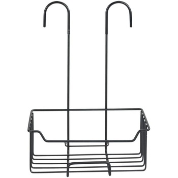 Etajera de baie pentru robinet de dus CADDY MILO, Negru, 36 x 25 x 14 cm, Wenko Etajera de baie pentru robinet de dus CADDY MILO, Negru, 36 x 25 x 14 cm, Wenko