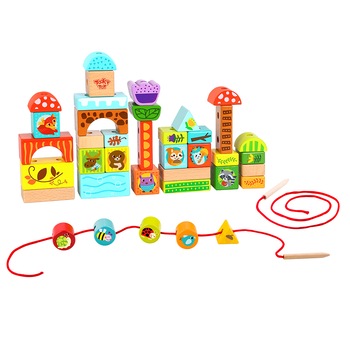 Joc educativ cu forme din lemn Tooky Toy Ty849 Joc educativ cu forme din lemn Tooky Toy Ty849