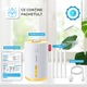 Umidificator de aer Ultrasonic Gemevo® cu Difuzor aromaterapie, pentru Casa, Birou si Masina Culoare Alb