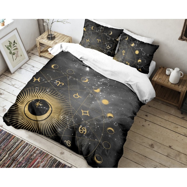 Dupla ágynemű 100% ranforce pamut, 4 db, Club Cotton, Mercury