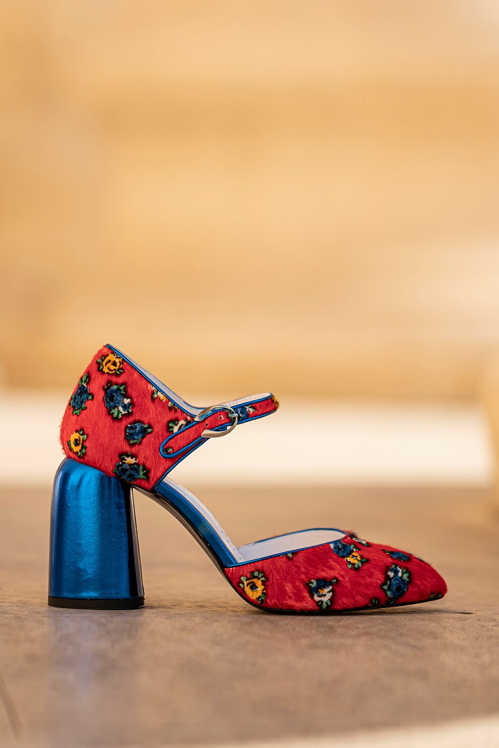 CONDUR by alexandru, Pantofi de piele cu imprimeu Sissy