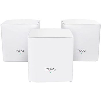 Sistem Wireless Mesh TENDA Nova MW5c AC1200, Dual Band 300 + 867 Mbps, set 3 bucati, alb Sistem Wireless Mesh TENDA Nova MW5c AC1200, Dual Band 300 + 867 Mbps, set 3 bucati, alb