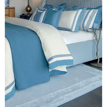 Set lenjerie pentru pat dublu , Valeron , Dante, bumbac 100%, tesatura jaquard , 7 piese Set lenjerie pentru pat dublu , Valeron , Dante, bumbac 100%, tesatura jaquard , 7 piese