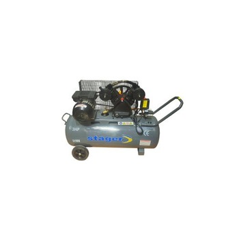 Compresor aer profesional Stager, Rezervor 100L, 8 bar, 3CP, Debit aer 250 l/min, Angrenare prin curea, HM-V-0.25/100 Compresor aer profesional Stager, Rezervor 100L, 8 bar, 3CP, Debit aer 250 l/min, Angrenare prin curea, HM-V-0.25/100