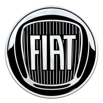 Sticker auto 3D, Fiat, 75 mm, Negru Sticker auto 3D, Fiat, 75 mm, Negru