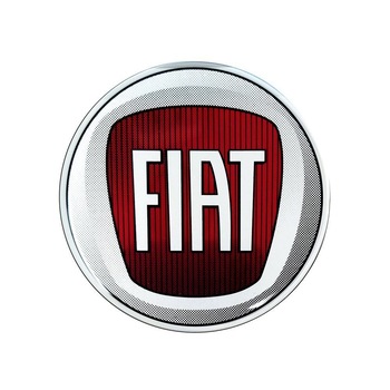 Autocolant 3D Fiat Oficial Logo 48 mm, Rosu Autocolant 3D Fiat Oficial Logo 48 mm, Rosu