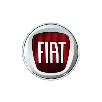 Autocolant 3D Fiat Oficial Logo 40 mm, Rosu Autocolant 3D Fiat Oficial Logo 40 mm, Rosu
