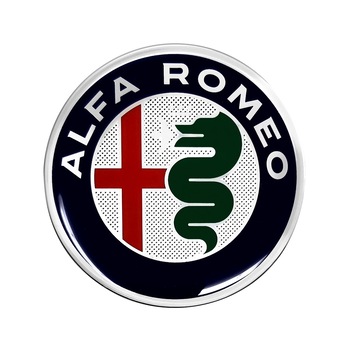Autocolant Alfa Romeo Oficial 3D Logo 75 mm, Multicolor Autocolant Alfa Romeo Oficial 3D Logo 75 mm, Multicolor