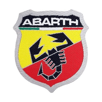 Patch Adeziv Oficial Scut Abarth , 41 x 58 mm Patch Adeziv Oficial Scut Abarth , 41 x 58 mm