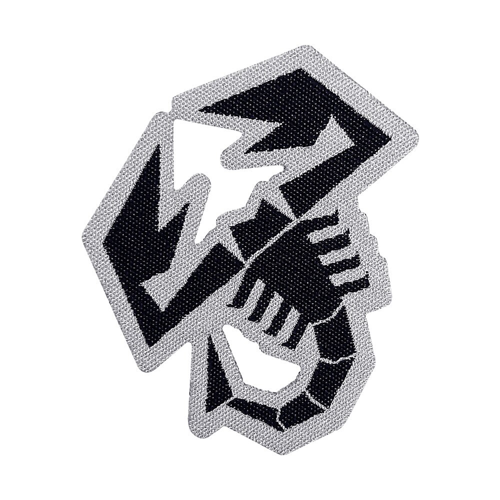 Patch Adeziv Oficial Abarth Scorpionul, 70 x 80 mm