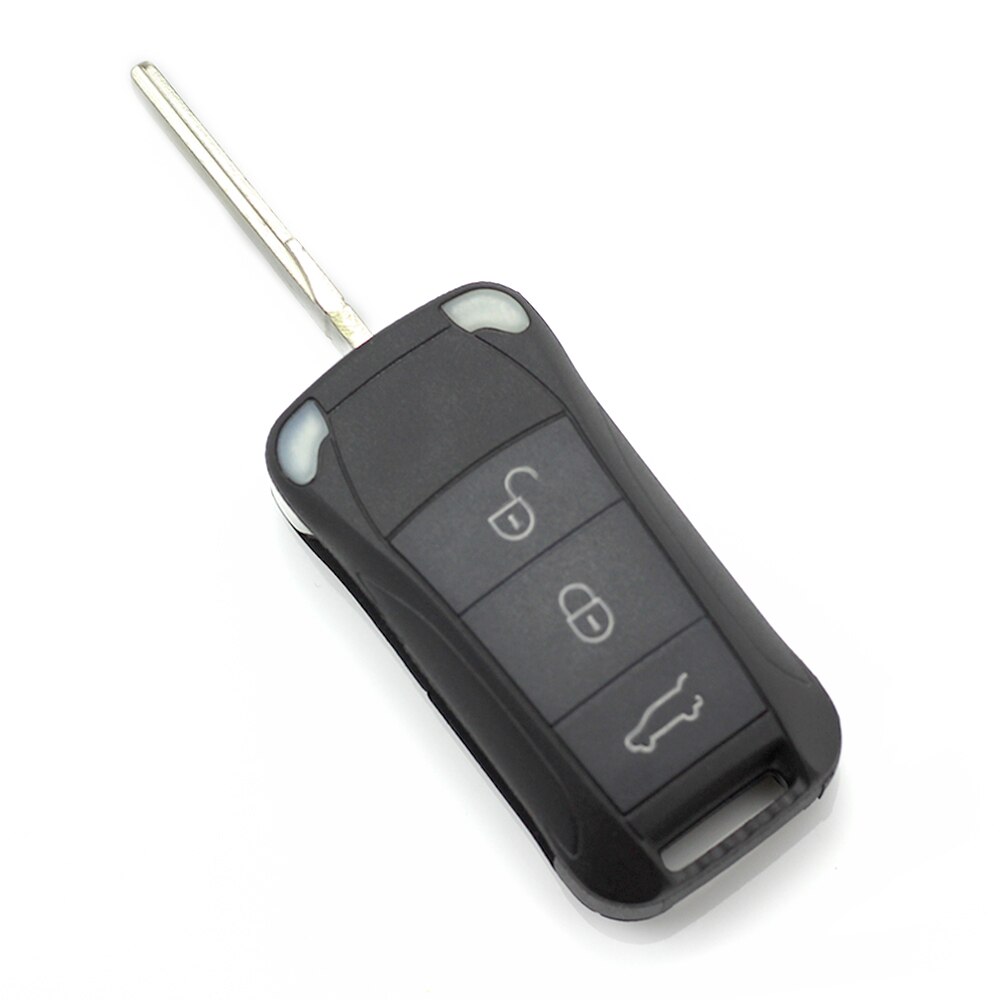 Carcasa cheie CARGUARD, tip briceag, 3 butoane, pentru Porsche Cayenne